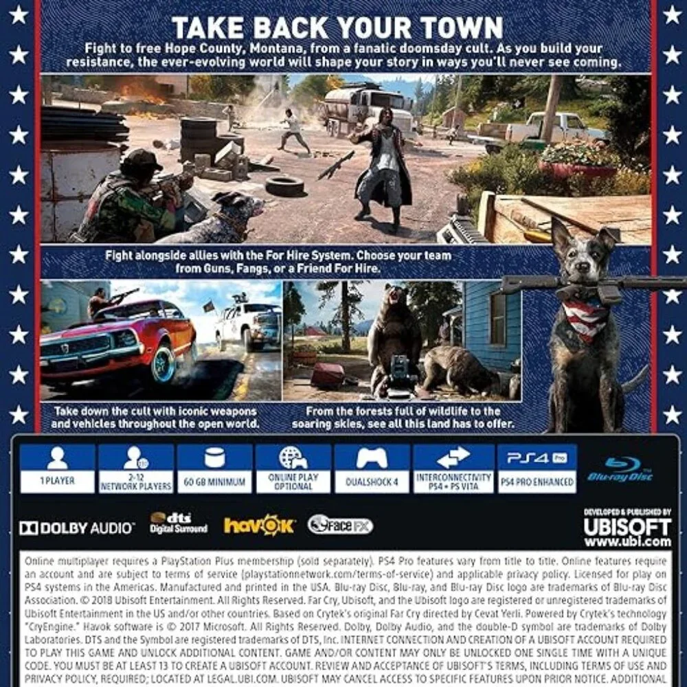PS4 PlayStation Video Game -- Far Cry 5